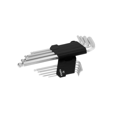 Raktas šešiakampis 9 vnt., 1.5-10 mm 2 Raktas šešiakampis 9 vnt., 1.5-10 mm 2