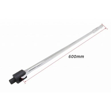 Rankena 1/2" galvutėms vartomu galu, 600mm 1