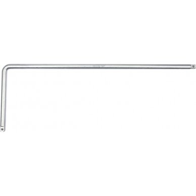 Rankena galvutėms L-tipo | 1/2"+1/2" | 600X200 mm (YT-12445)