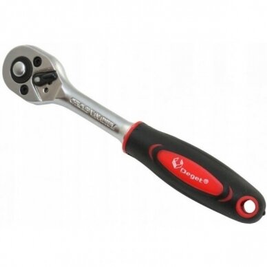 Rankena galvutėms terkšlinė | 6.3 mm (1/4") (SK39150) 2 Rankena galvutėms terkšlinė | 6.3 mm (1/4") (SK39150) 2