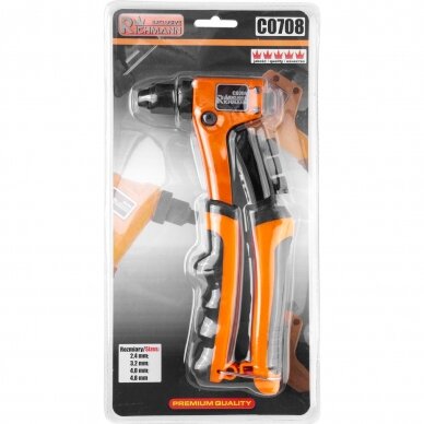 Rankinis kniediklis 2,4 - 4,8 mm 5 Rankinis kniediklis 2,4 - 4,8 mm 5