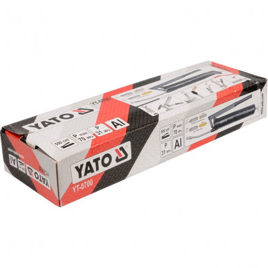 Tepimo pistoletas Yato YT-0700, 500 ml 1 Tepimo pistoletas Yato YT-0700, 500 ml 1
