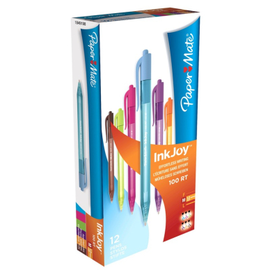 Rašikliai „InkJoy", 100 RT M, 12 vnt. 2 Rašikliai „InkJoy", 100 RT M, 12 vnt. 2