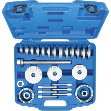 Rato guolių presavimo įrankių komplektas | 31 vnt. (67301) 1 Rato guolių presavimo įrankių komplektas | 31 vnt. (67301) 1