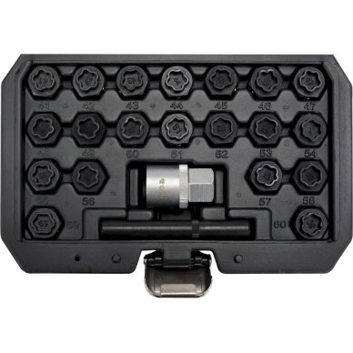 Ratų varžtų užraktų rinkinys BMW | 22 vnt. (YT-060303) 1 Ratų varžtų užraktų rinkinys BMW | 22 vnt. (YT-060303) 1