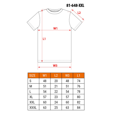 Raudoni marškinėliai, XXL dydis 5