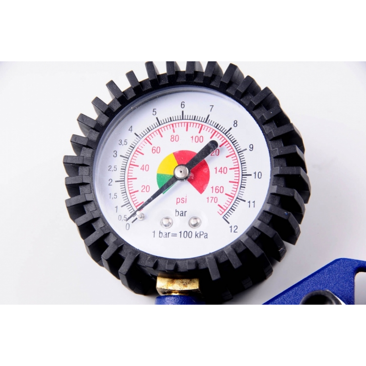 Ratų pripūtimo pistoletas su manometru