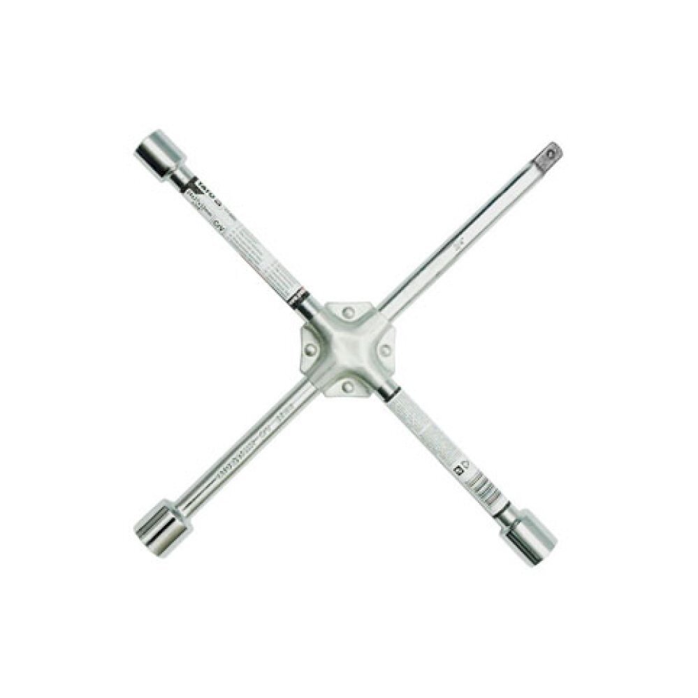 Raktas ratams sunkvežimiams "kryžius", CR_V, 24x27x32x3/4" (YT-0802) Raktas ratams sunkvežimiams "kryžius", CR_V, 24x27x32x3/4" (YT-0802)