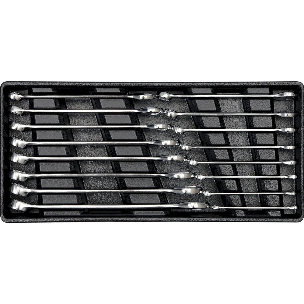 Raktų rinkinys 6-21 mm su padėklu į vežimėlius | 16 vnt. (YT-5531)