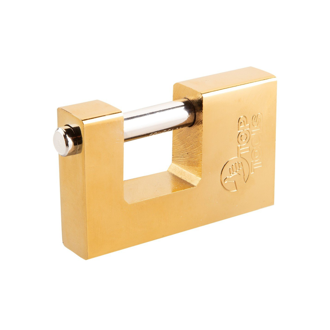 Rectangular padlock, 90 mm