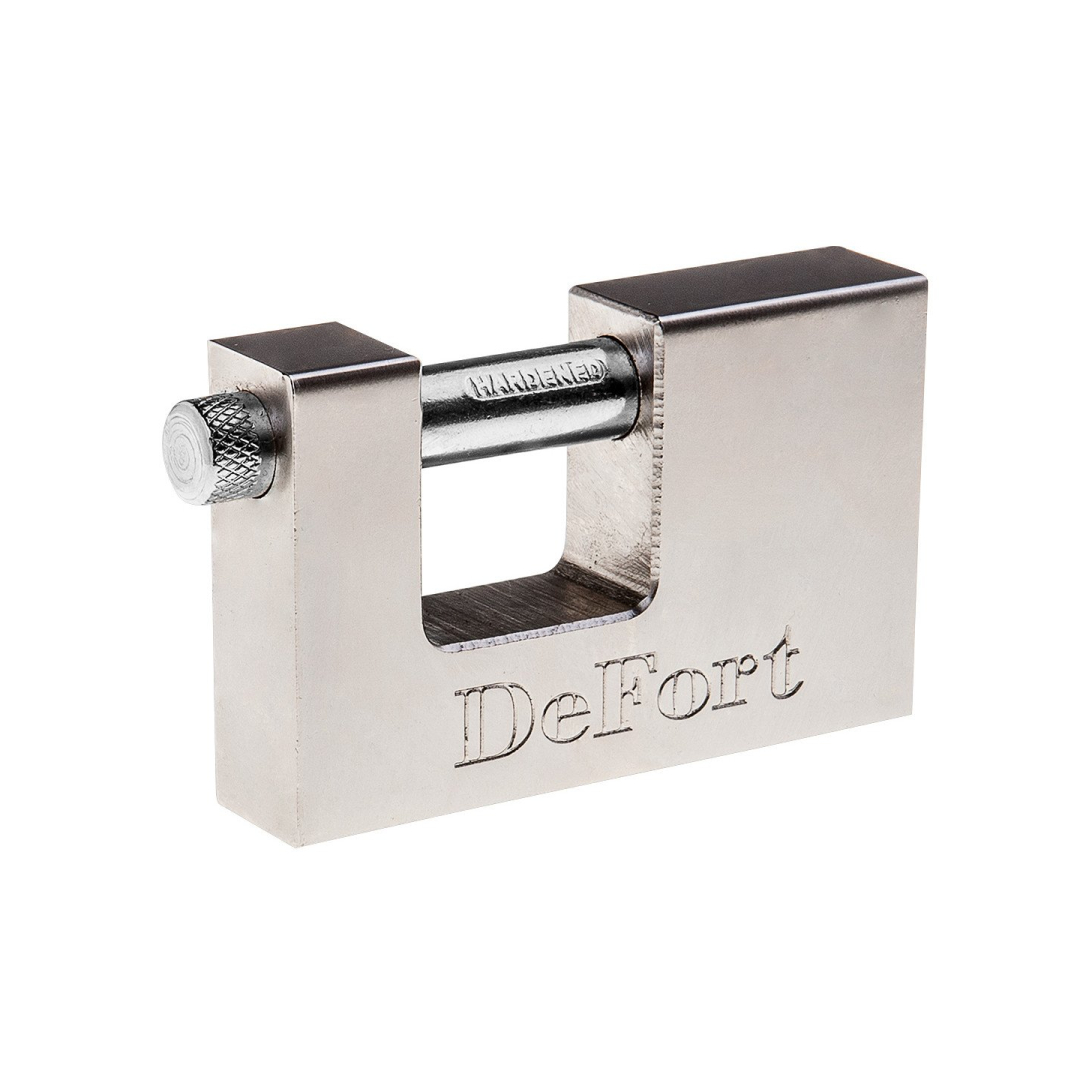 Rectangular  padlock, reinforced, 90 mm, 3 keys