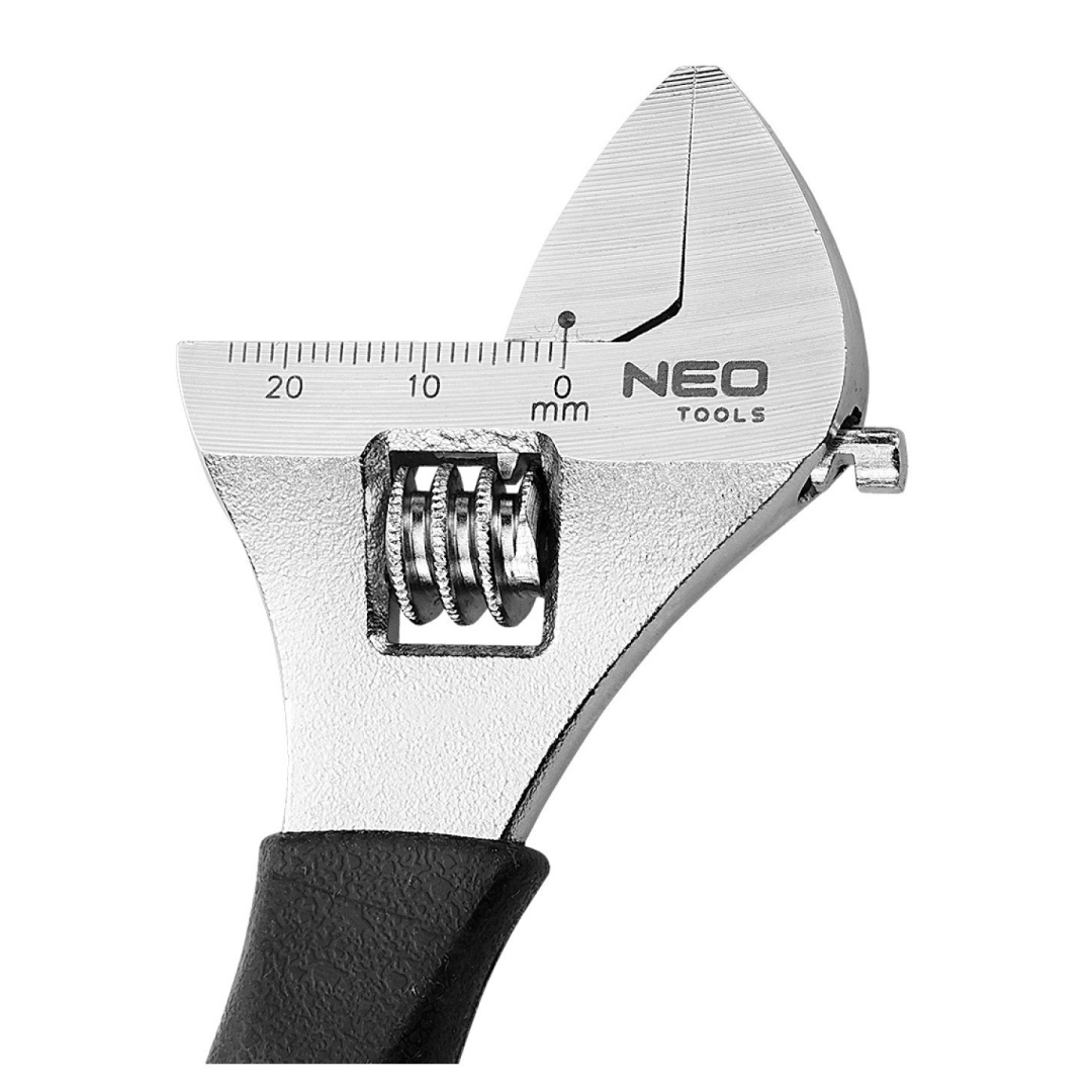 Reguliuojama raktas 150 mm, diapazonas 0-23 mm 5 Reguliuojama raktas 150 mm, diapazonas 0-23 mm 5