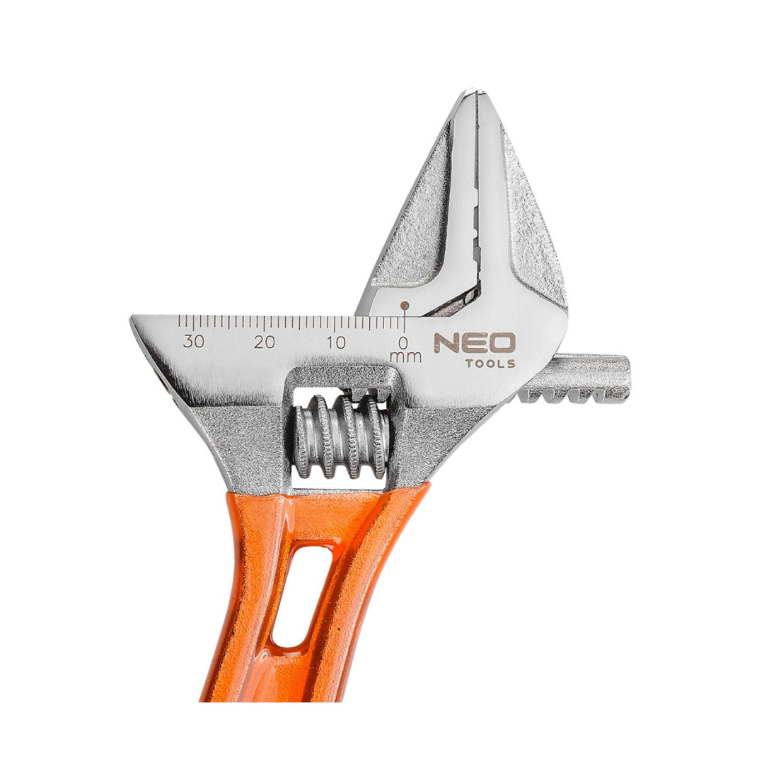 Reguliuojama raktas trumpas 139 mm, diapazonas 0-32 mm 5