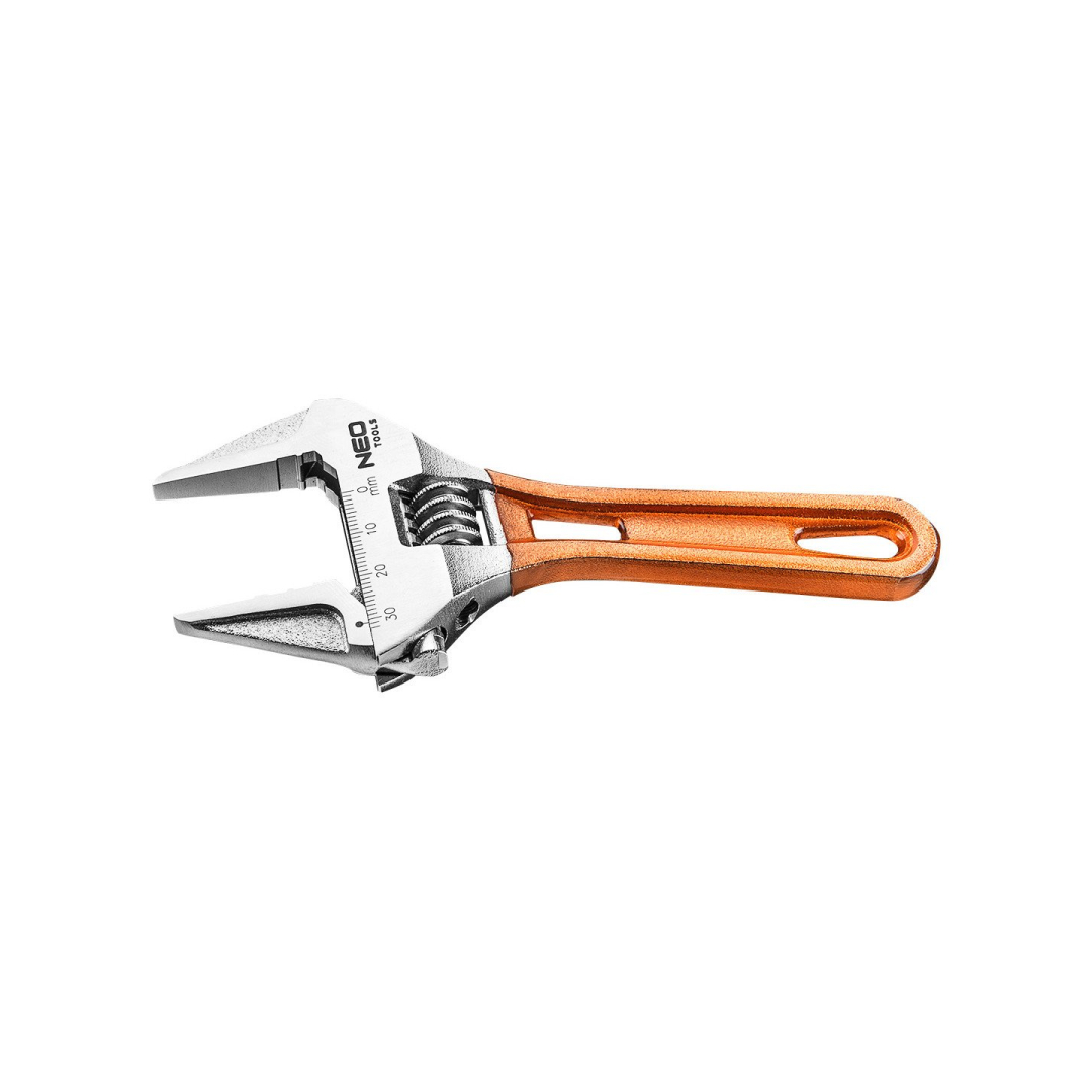 Reguliuojama raktas trumpas 139 mm, diapazonas 0-32 mm Reguliuojama raktas trumpas 139 mm, diapazonas 0-32 mm