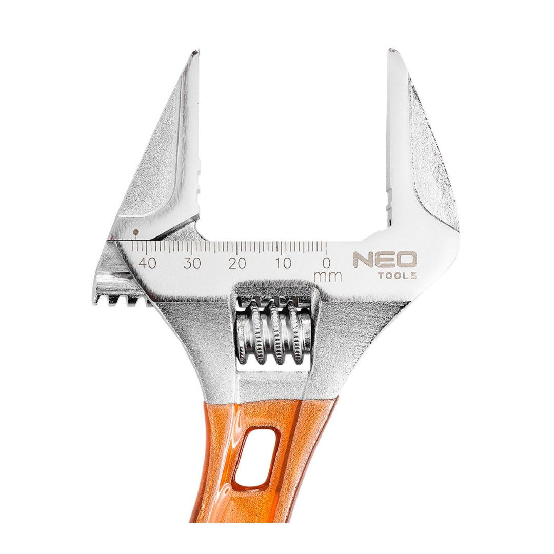 Reguliuojama raktas trumpas 156 mm, diapazonas 0-43 mm 4 Reguliuojama raktas trumpas 156 mm, diapazonas 0-43 mm 4