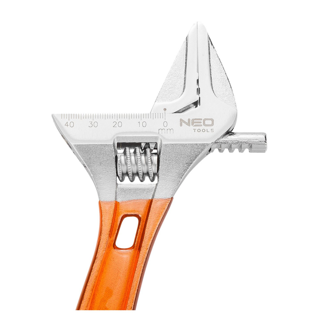 Reguliuojama raktas trumpas 156 mm, diapazonas 0-43 mm 5