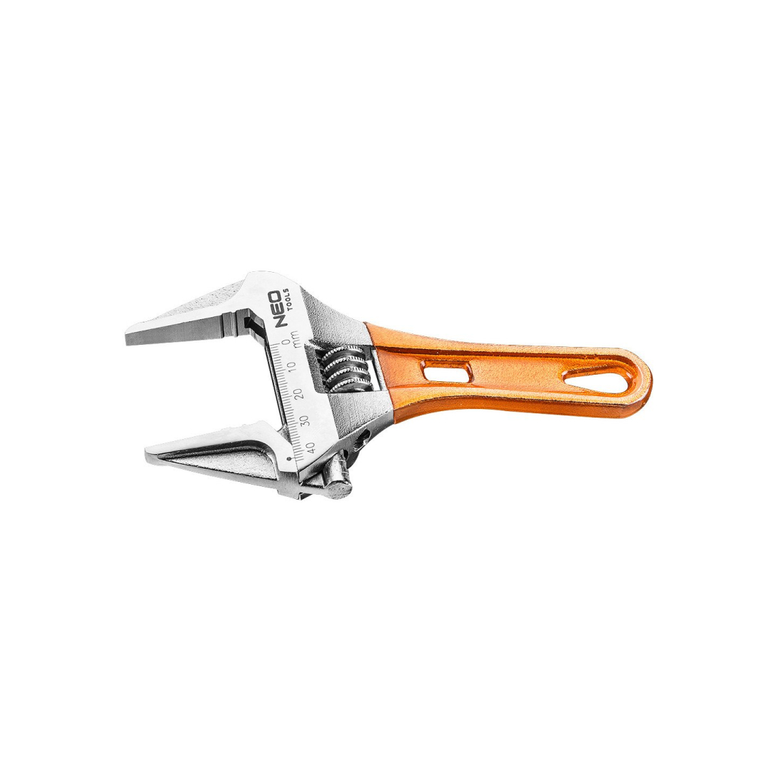 Reguliuojama raktas trumpas 156 mm, diapazonas 0-43 mm Reguliuojama raktas trumpas 156 mm, diapazonas 0-43 mm