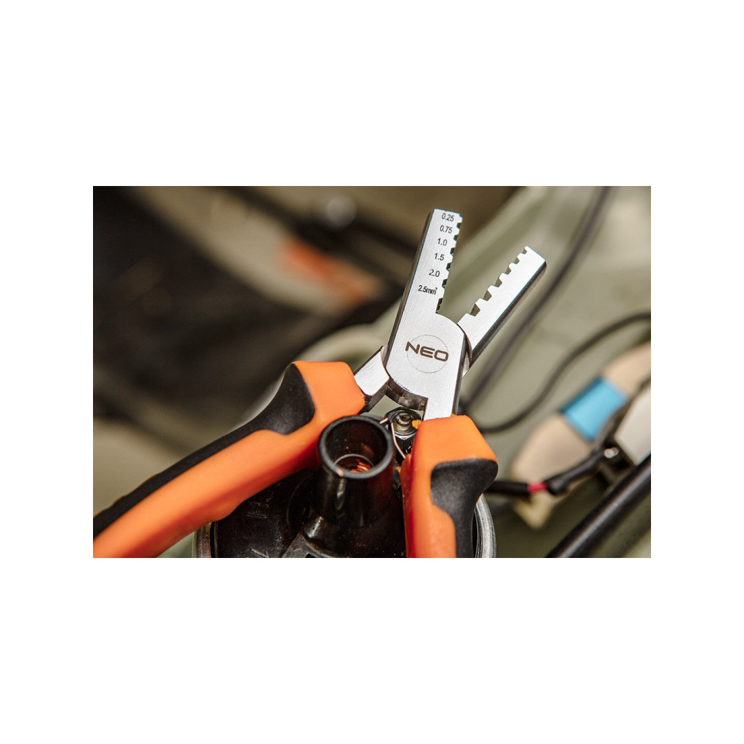 Replės antgalių užspaudimui 0.25-2.5 mm2, 140 mm 1