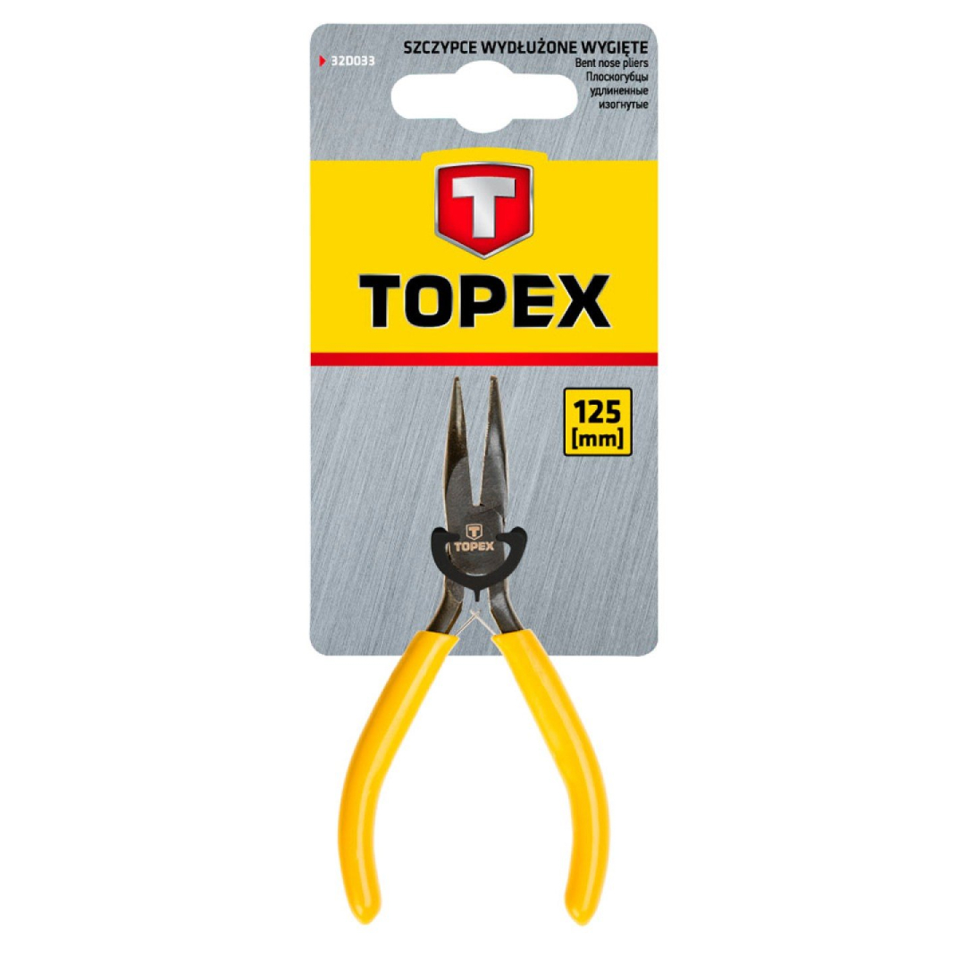 Replės lenktos 125 mm, tiksliems darbams 1 Replės lenktos 125 mm, tiksliems darbams 1