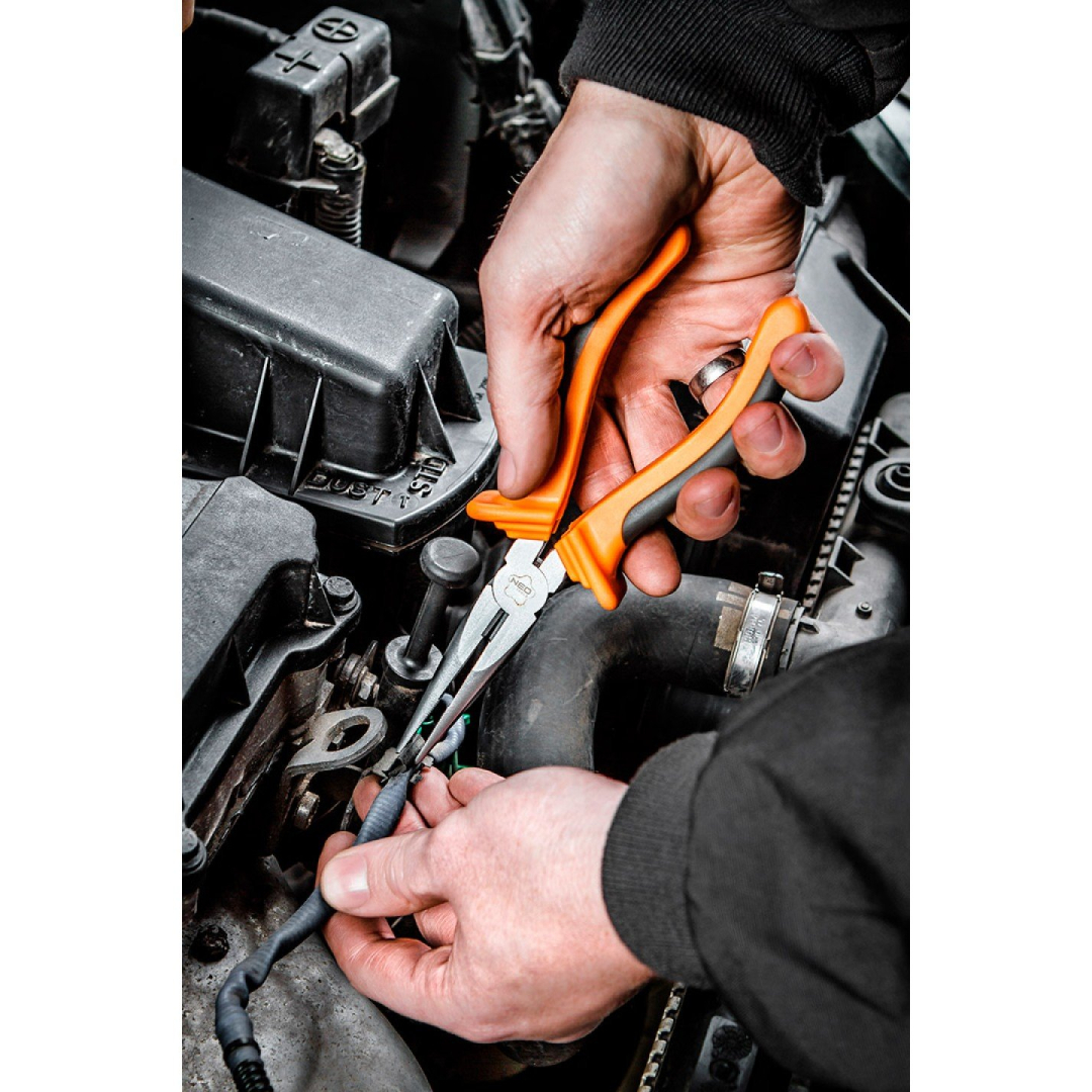 Replės pailgintos, tiesios 160mm 2 Replės pailgintos, tiesios 160mm 2