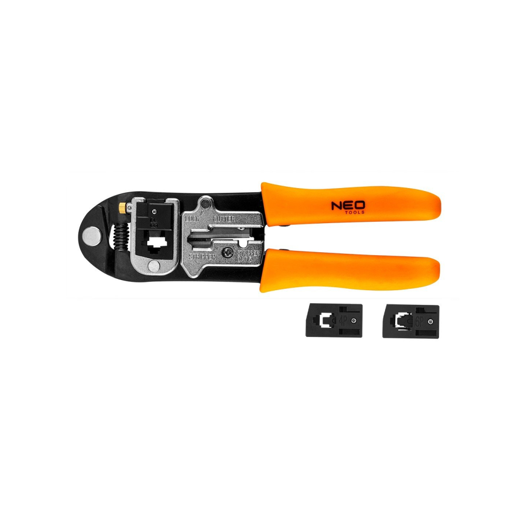 Replės telefonų antgaliams užspausti su 3 galvutėm Replės telefonų antgaliams užspausti su 3 galvutėm