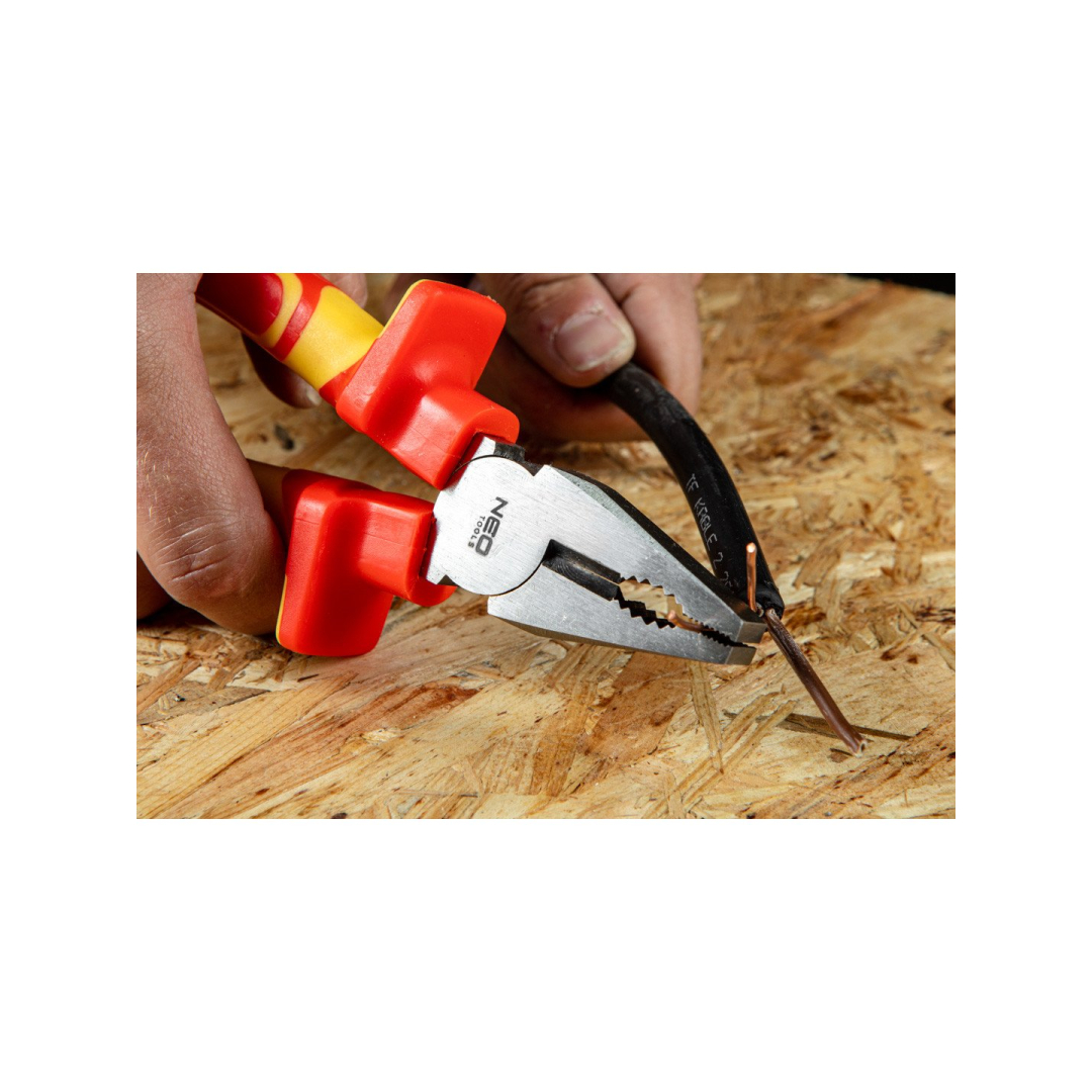 Replės universalios VDE 160mm (6"), crv, poliruotos 1 Replės universalios VDE 160mm (6"), crv, poliruotos 1