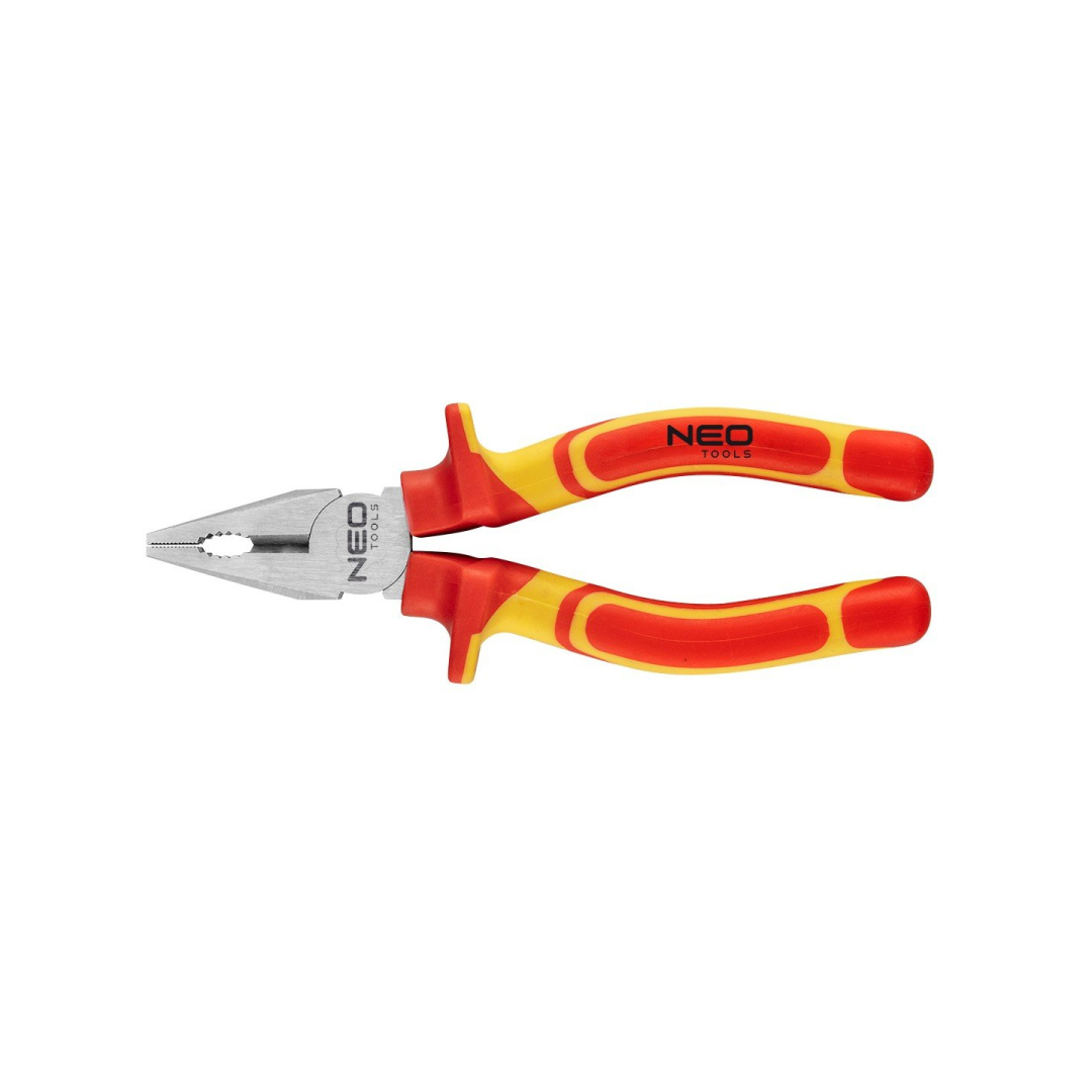 Replės universalios VDE 160mm (6"), crv, poliruotos Replės universalios VDE 160mm (6"), crv, poliruotos