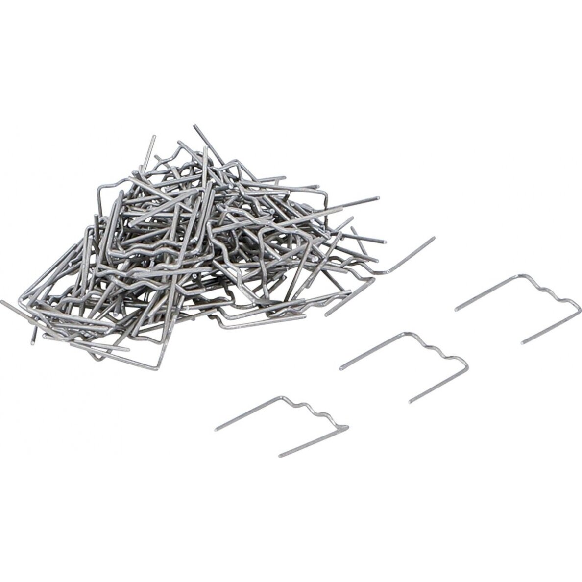 Remonto segtukų rinkinys | plokšti | 0,8 mm | 100 vnt. (73351B) Remonto segtukų rinkinys | plokšti | 0,8 mm | 100 vnt. (73351B)