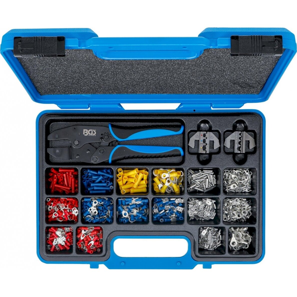 Replės jungčių užspaudimui su antgaliais | 1000 vnt. (1411) 1