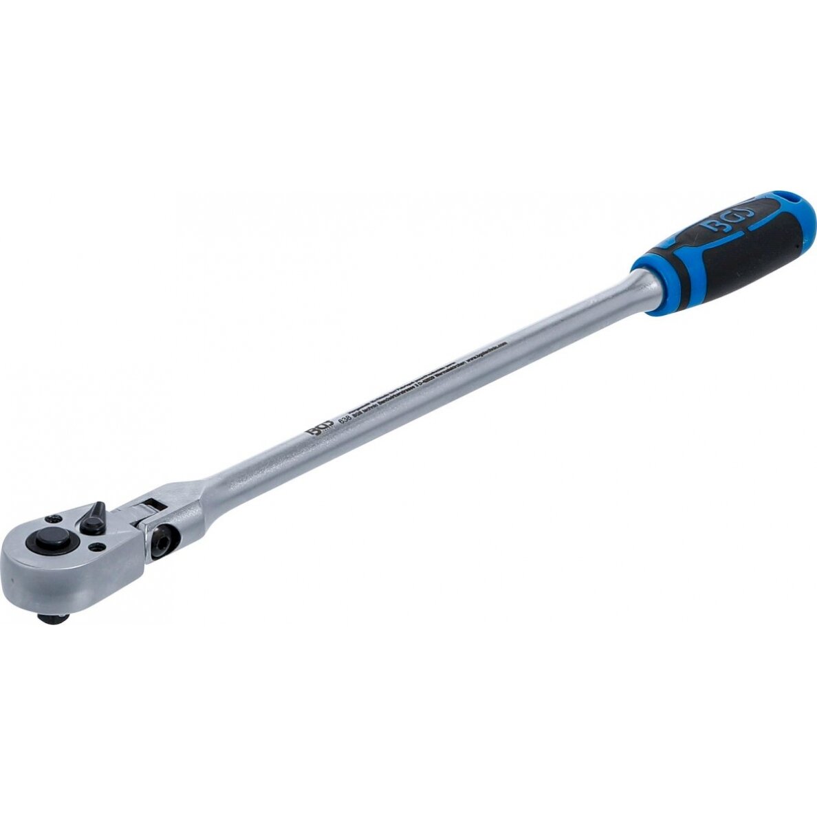 Reversinė terkšlė lanksti | ypač ilga | fiksuojama | 6,3 mm (1/4") | 304 mm (638)