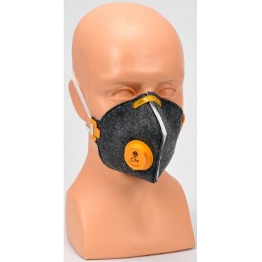 Respiratorius antiaerozolinis su vožtuvu VZ/PZ (74555) Respiratorius antiaerozolinis su vožtuvu VZ/PZ (74555)