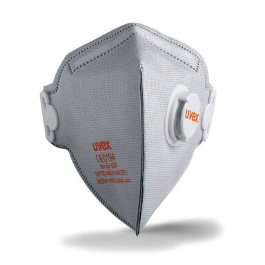 Respiratorius su anglies filtru 3220 FFP2, sulankstomas su vožtuvu, pilkas, 1 vnt. Respiratorius su anglies filtru 3220 FFP2, sulankstomas su vožtuvu, pilkas, 1 vnt.