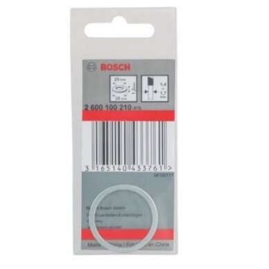Redukcinis žiedas Bosch 30x25x1,2 mm, 2600100210 1 Redukcinis žiedas Bosch 30x25x1,2 mm, 2600100210 1