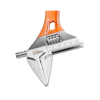 Reguliuojama raktas trumpas 185 mm, diapazonas 0-53 mm 5