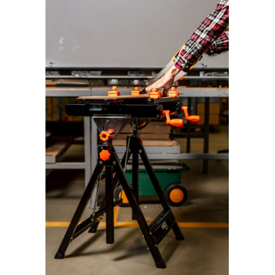 Reguliuojamas darbastalis NEO, aliuminis 60 x 58 x 77-107 cm 3