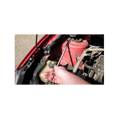 Reketiniai žiediniai veržliarakčiai, ilgi, 6 dalių rinkinys, 8-19 mm, minkštas dėklas 4 Reketiniai žiediniai veržliarakčiai, ilgi, 6 dalių rinkinys, 8-19 mm, minkštas dėklas 4