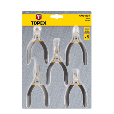 Replės 125 mm tiksliems darbams, komplekte 5 vien 1