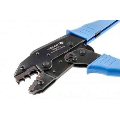 Replės jungčių užspaudimui 220mm / 0,5-6,0mm² Replės jungčių užspaudimui 220mm / 0,5-6,0mm²