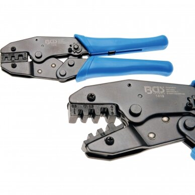 Replės jungčių užspaudimui terkšlinės | neizoliuotiems laidams 0,5 - 6 mm² (1419) 1 Replės jungčių užspaudimui terkšlinės | neizoliuotiems laidams 0,5 - 6 mm² (1419) 1