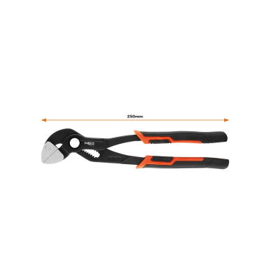 Replės jungiamosioms detalėms, plokščia nosimi 250 mm 7
