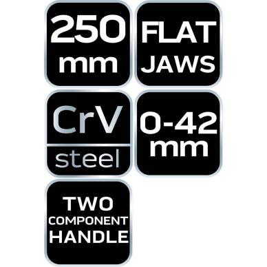 Replės jungiamosioms detalėms, plokščia nosimi 250 mm 8 Replės jungiamosioms detalėms, plokščia nosimi 250 mm 8