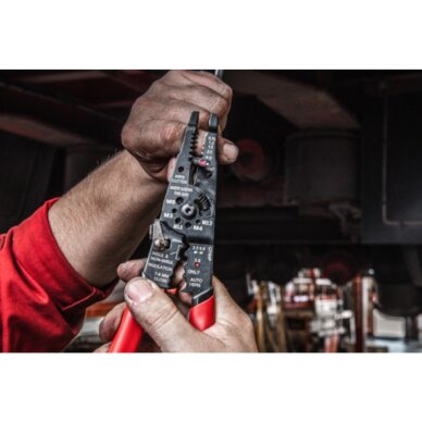 Replės laidų nuizoliavimui ir presavimui MILWAUKEE 6 Replės laidų nuizoliavimui ir presavimui MILWAUKEE 6