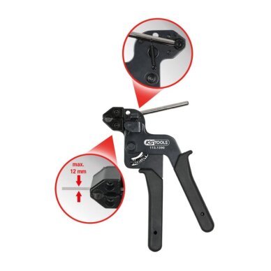 Replės metaliniams užtempėjams KS TOOLS 1