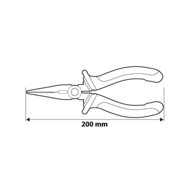 Replės pailgintos, tiesios 200mm 3