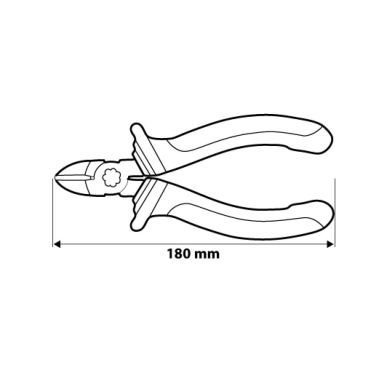 Replės šoninės 180 mm 4 Replės šoninės 180 mm 4