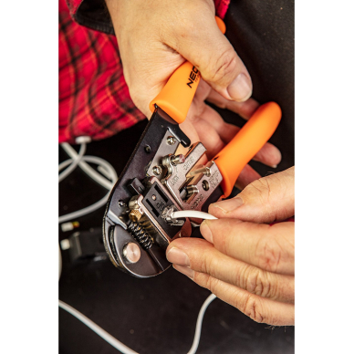 Replės telefonų antgaliams užspausti su 3 galvutėm 3