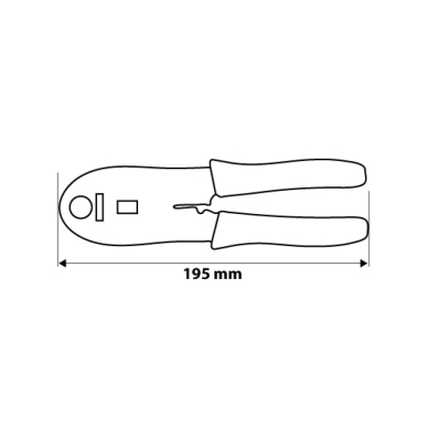 Replės telefonų antgaliams užspausti su 3 galvutėm 7