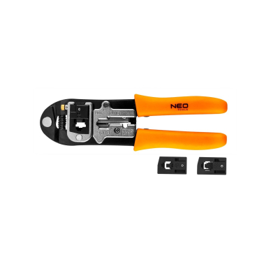 Replės telefonų antgaliams užspausti su 3 galvutėm Replės telefonų antgaliams užspausti su 3 galvutėm