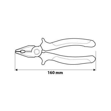 Replės universalios 160mm. 3 Replės universalios 160mm. 3