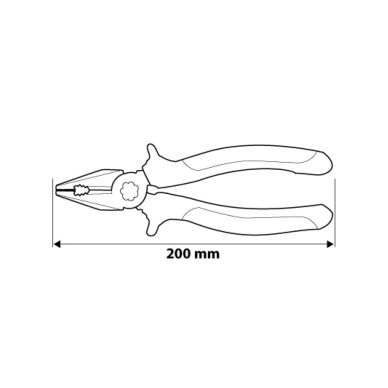 Replės universalios 200mm. 4